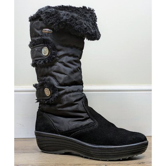 Pajar Canada Chloe Women's Winter Snow Boots Size 10 BlackTall  Zip Waterproof - Picture 3 of 12